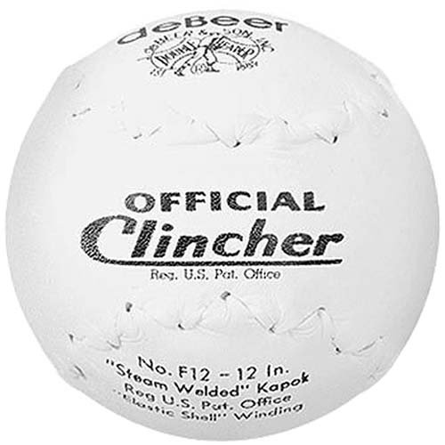 Debeer Official Clincher 12 Inch Trutech Leather Softball