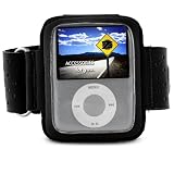 yooZoo Lightweight Adjustable Workout Armband for Apple iPod nano 3G - Midnight Black by yooZoo