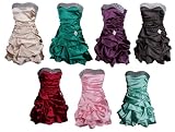 MY EVE Short Cute Prom Puff Ball Cocktail Evening Dress