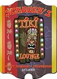 PERSONALIZED 15.5 TIKI LOUNGE Collectible VINTAGE SERIES Sign TROPICAL Pub