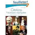 Citations historiques expliqu�es