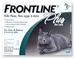 Merial Frontline Plus Flea and Tick Control for Cats and Kittens, 6 Doses 
