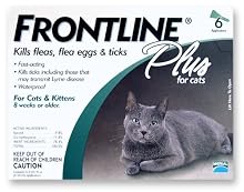 Merial Frontline Plus Flea and Tick Control for Cats and Kittens, 6 Doses