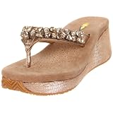 Volatile Womens Frosted Thong Sandal