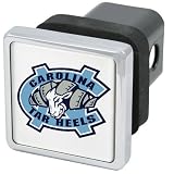 North Carolina Tar Heels Chrome Trailer Hitch Cover