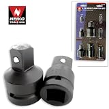 Neiko Professional Grade 8-Piece Impact Socket & Adapters - Reducer Set
