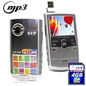 SVP MP300 HD MP3 Player and Pocket HD Video Grey Camera, YouTube Software w 4GB SD