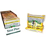 Suet Plus Mealworm & Nut Suet Cake, Case of 12