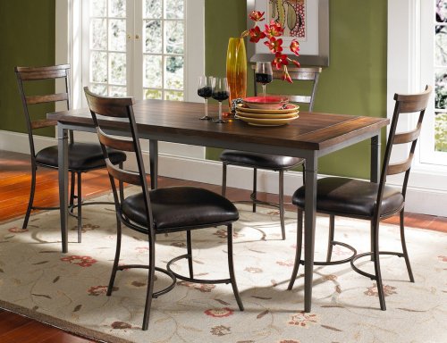 Hillsdale Cameron Rectangle Ladder Back 5-Piece Dining Set