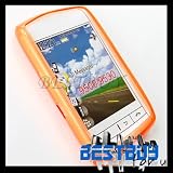 Edelectronic ORANGE crystal Back soft case cover skin for Blackberry Thunder 9530 Storm 9500