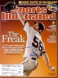 Tim Lincecum autographed 2008 Sports Illustrated