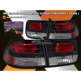 Honda Civic 2Dr Tail Lights Carbon Altezza Taillights Coupe 1996 1997 1998 1999 2000 96 97 98 99 00
