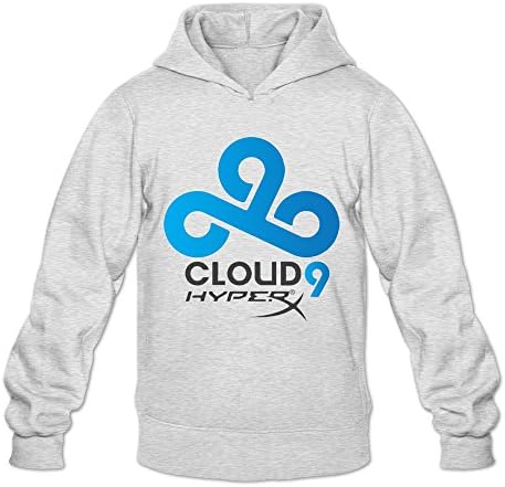 Men's Cloud9 Csgo HyperX Hoodie XL Ash