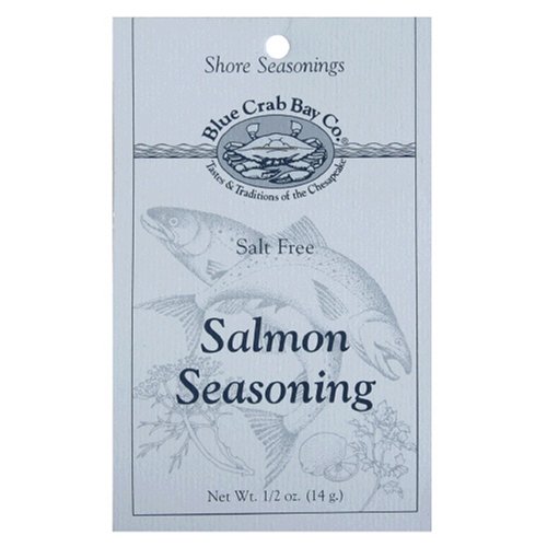 Blue Crab Bay Co. Salmon Seasoning, 0.5-Ounces (Pack of 12) by Blue Crab Bay Co.