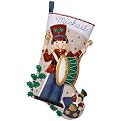 Bucilla Toy Soldier W/Music Stocking Kit [Warning: Choking hazard small parts]