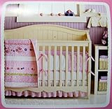 Carter's Just One Year 3 piece Baby Crib Set Girl Pink Flower Carter's Just One Year 3 piece Baby Crib Set Girl Pink Flower