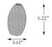 116 Hubbardton Forge Lighting Ellipsoid Glass Shade
