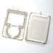 Apple iPod Nano 3 III (Nano 3rd Generation) Snap-On Hard Case Protector Transparent with Diamond Border