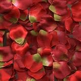 Rosenblätter, Seide, ROT, RUBIN, Durchmesser 24 mm, 100 Stück