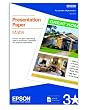 Epson Matte 11 x 17 Inch Presentation Paper 100 Sheets (S041070)