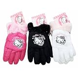Hello kitty - Gants de ski fourure enfant fille - rose - 4/6ans