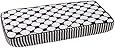 Bacati - Dots/pin Stripes Black Large Dots Changing Pad Cover