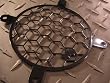 Honey Comb Mesh Single Fan Grill (black)