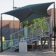 Slanted Bleacher Covers 20' x 26' - Playground Equipment