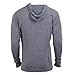 Raise the Bar - Gray - Men's Barbell Long Sleeve Triblend Hoody Shirt