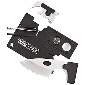 Tool Logic CC1SB Credit Card Companion with 9 Tools, Black