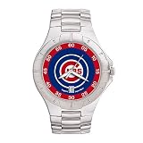 Chicago Cubs MLB Men's Pro II Watch with Stainless Steel Bracelet