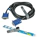 NSI VGA Male to Male Extension Cable 15 Pin 10 Feet + NSI Cable Tie