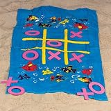 Tic-Tac-Toe Beach Towel Game Tic-Tac-Toe Beach Towel Game