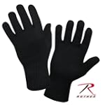 Black Military Wool Glove Liners (Small)