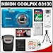 Nikon Coolpix S3100 14.0 MP Digital Camera (Blue) with 8GB Card + Battery + Case + Accessory Kit