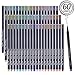 Tebik 65 Pack Journal Colored Pens Set, 60 Assorted Colors Fineliner Pens with 5 Different Stencils, Perfect for Bullet Journal Planner Writing Note Calendar Coloring Art Office School Supplies