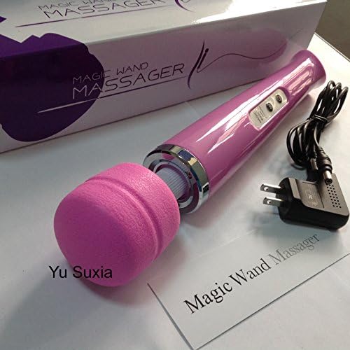 Pink 10 Speed USB Rechargeable Magic Wand Massager Full Body Massage Personal Handheld Full Body Massager Electric Massagers