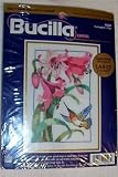 Bucilla Crewel Needlework Kit -- Hummingbird in flight--Multi-Lingual instructions included!