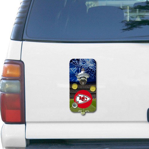 Kansas City Chiefs 5x10 Magnetic Clink & Drink Bottle Opener