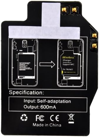 Qifull Qrn3 Ultra-thin NFC Qi Standard Wireless Charging Receiver Module for Samsung Galaxy Note 3 N900 / N9005 (Black)