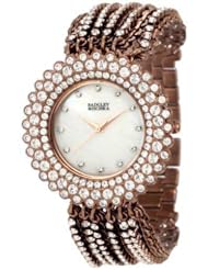 Badgley Mischka Ba-1205mpbn Crystals Ladies Watch