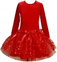 Bonnie Jean Girls 2-6x Stretch Velvet Bodice To Tulle Skirt