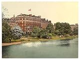 Shelbourne Hotel. Dublin. Co. Dublin, Ireland LAMINATED wall sized print (photochrom) photochrome , 14x18