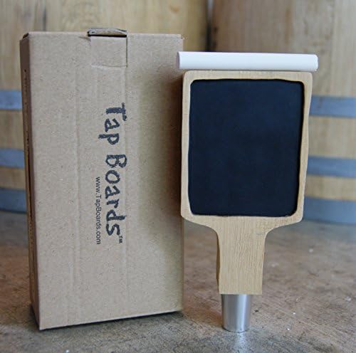 Rustic Carved Tap Handle with Chalkboard Surface - Short 6" - Tap Boards