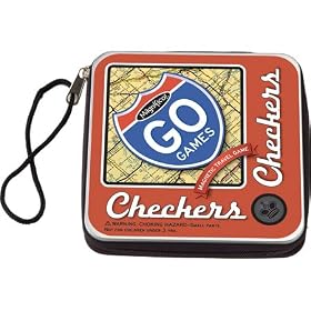 GO Magnetic Travel Game - Checkers