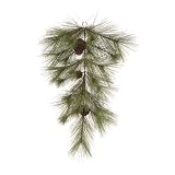 Pack of 2 New England Pine Teardrop Christmas Wreaths 30