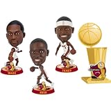 Miami Heat 2011 NBA Champions 3.5" Bighead Bobble 3 Pack with Trophy