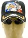 American Bald Eagle Patriotic Baseball Cap, BLACK USA Hat, Eagle with American Flag and The Statue of Liberty, USA in Raised Embroidery, Golden Wreath on the Bill, Adjustable One Size Fits Most Men Women and Older Teens