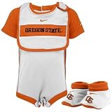 Nike Oregon State Beavers Infant White Three Piece Gift Set
