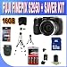 Fujifilm FinePix S2950 14 MP Digital Camera with Fujinon 18x Wide Angle Optical Zoom Lens and 3-Inch LCD International Version With no Warranty (Black) + 16GB SDHC Memory + USB Card Reader + Set of 4 NIMH Rechargeable Batteries + Ac/Dc Charger + Memory Card Wallet + Shock Proof Case w/Strap + Full Size Tripod + Accessory Saver Kit!